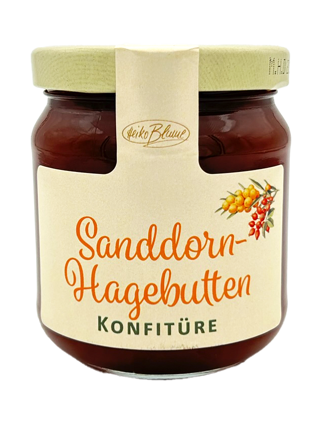 Sanddorn-Hagebutten-Konfitüre 250g